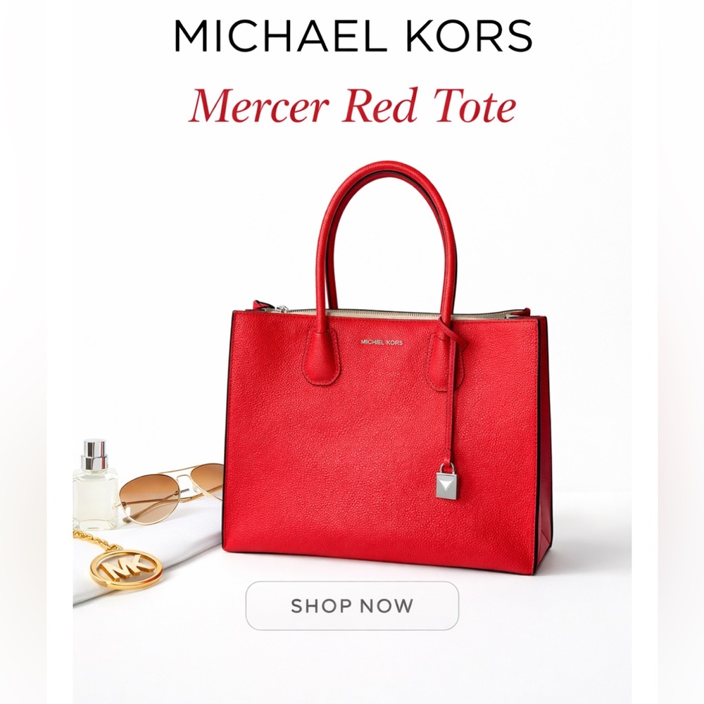 MICHAEL by Michael Kors Large👜 Mercer Tote. Like NEW used once!